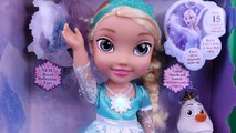 Frozen Fever Elsa Snow Glow Toddler Doll DisneyCarToys Toy Singing Let It Go and Olaf Snow