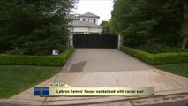 Lebron James  House Vandalized With Racial Slur - 2017 NBA Playoffs - May 31, 2017