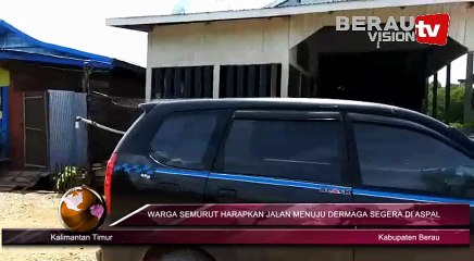 WARGA SEMURUT HARAPKAN JALAN MENUJU DERMAGA SEGERA DI ASPAL