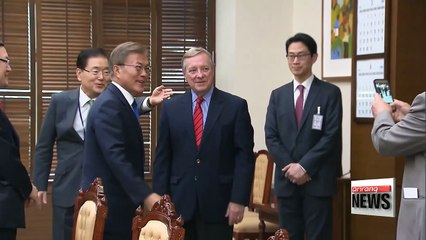 President Moon explains to U.S. senator that THAAD probe not aimed at reversing decision