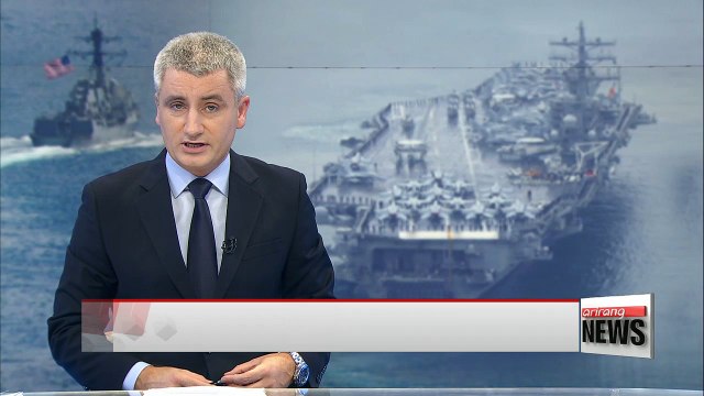 USS Vinson, Reagan Carrier Strike Groups in joint drills in East Sea