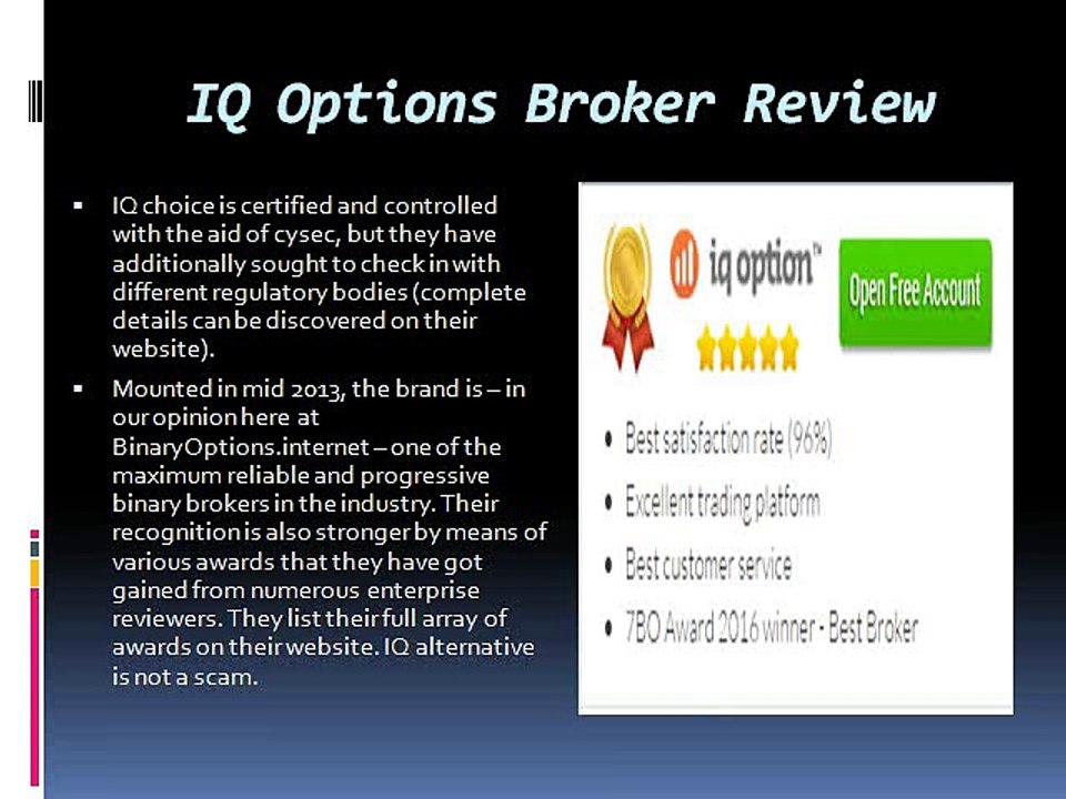 IQ Option Broker Review | Binary Trading Global