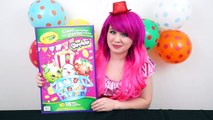 Shopkins GIANT Coloring Page Apple Blossom, Sneaky Wedge, Snow Crush | COLORING WITH KiMMi