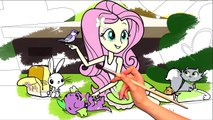 My Little Pony Coloring Book - Equestria Girls Friendship Games - MLP Speed Drawing Colori