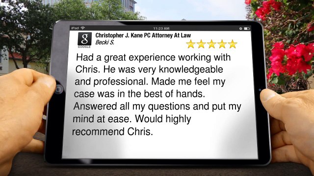 Christopher J. Kane PC Attorney At Law PortlandImpressive5 Star Review by Becki S