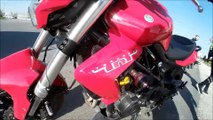 Benelli TNT 250 exhaust sound