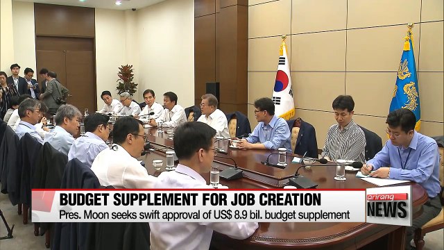 President Moon willing to address parliament in getting budget supplement approved