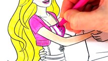 Activités Livre enfant coloration pour amusement amusement sa enfants ordinateur portable sur vidéos Pages barbie art
