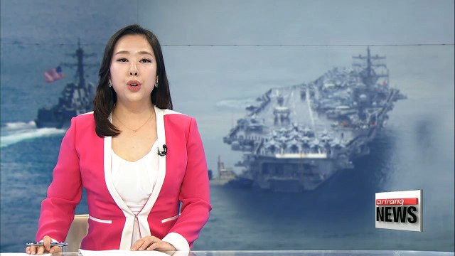 USS Vinson, Reagan Carrier Strike Groups in joint drills in East Sea