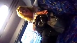 Soo funny a women winds up a guy on a bus and gets called all names under the sun