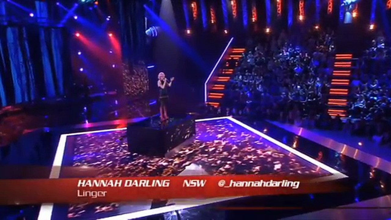 Hannah Darling Sings Linger  The Voice Australia Season 2