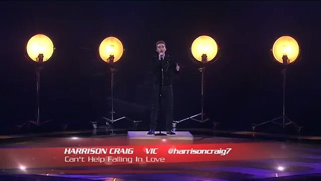 Harrison Craig Sings Can t Help Falling In Love The Voice Australia Season 2