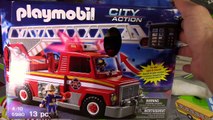 Playmobil Fire Engine with Light and Sound 5362 unboxing | Family Toys Collector