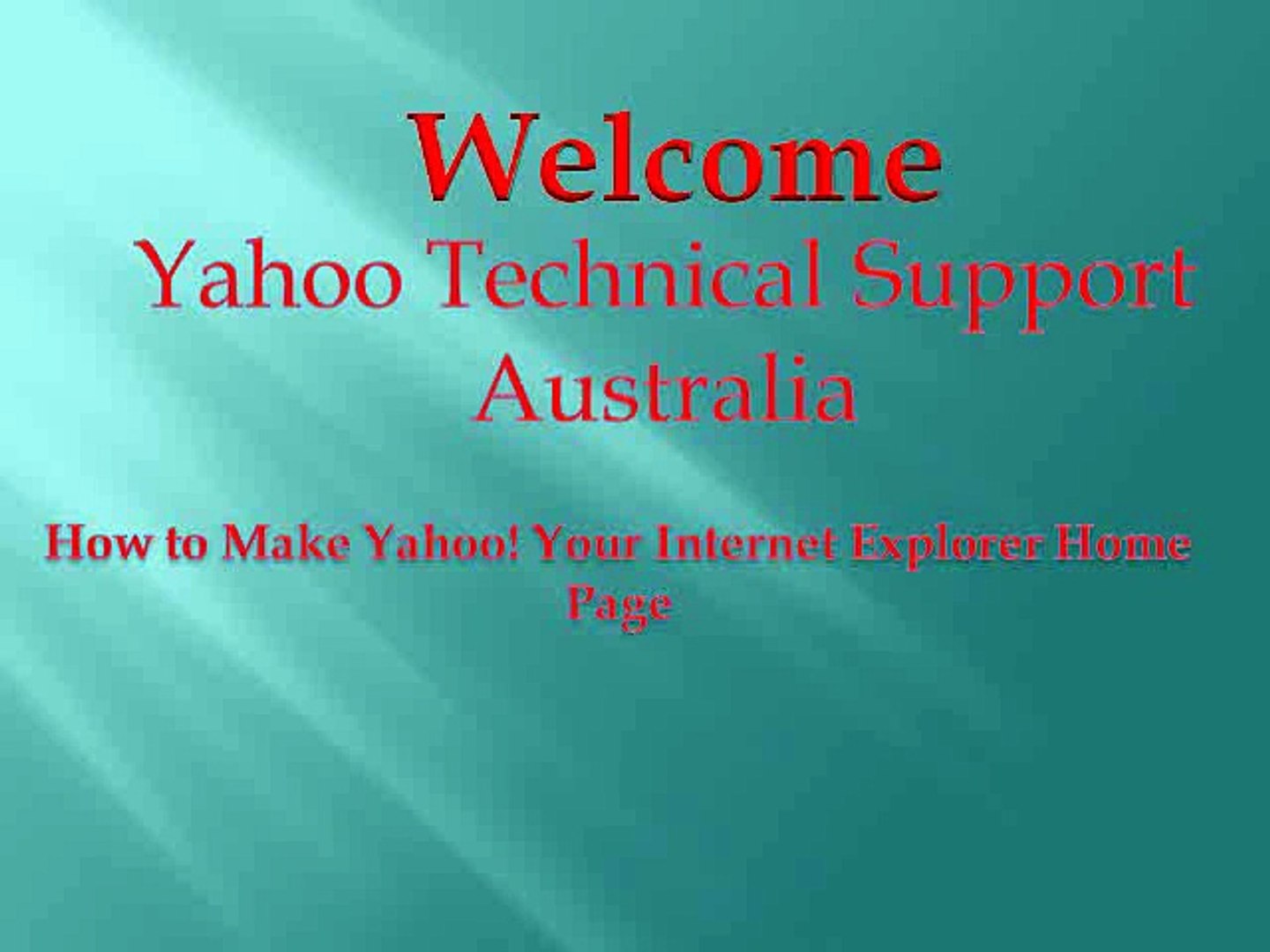⁣How to Make Yahoo! Your Internet Explorer Home Page