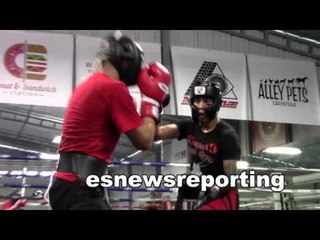 Frnaklin Sparring O.D. rios why they call him "OD" - EsNews Boxing