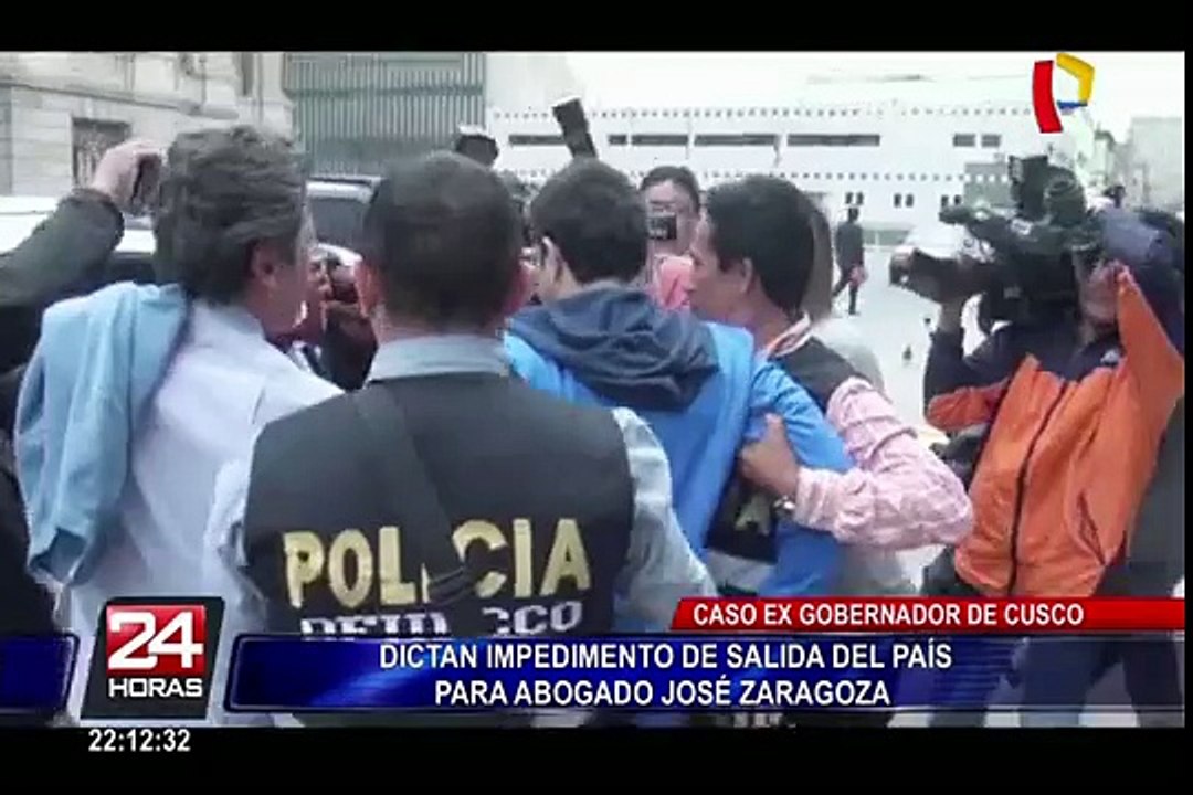 Caso Odebrecht: dictan impedimento de salida del país para José Zaragoza