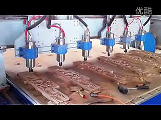Roctech CNC Router is working on woods