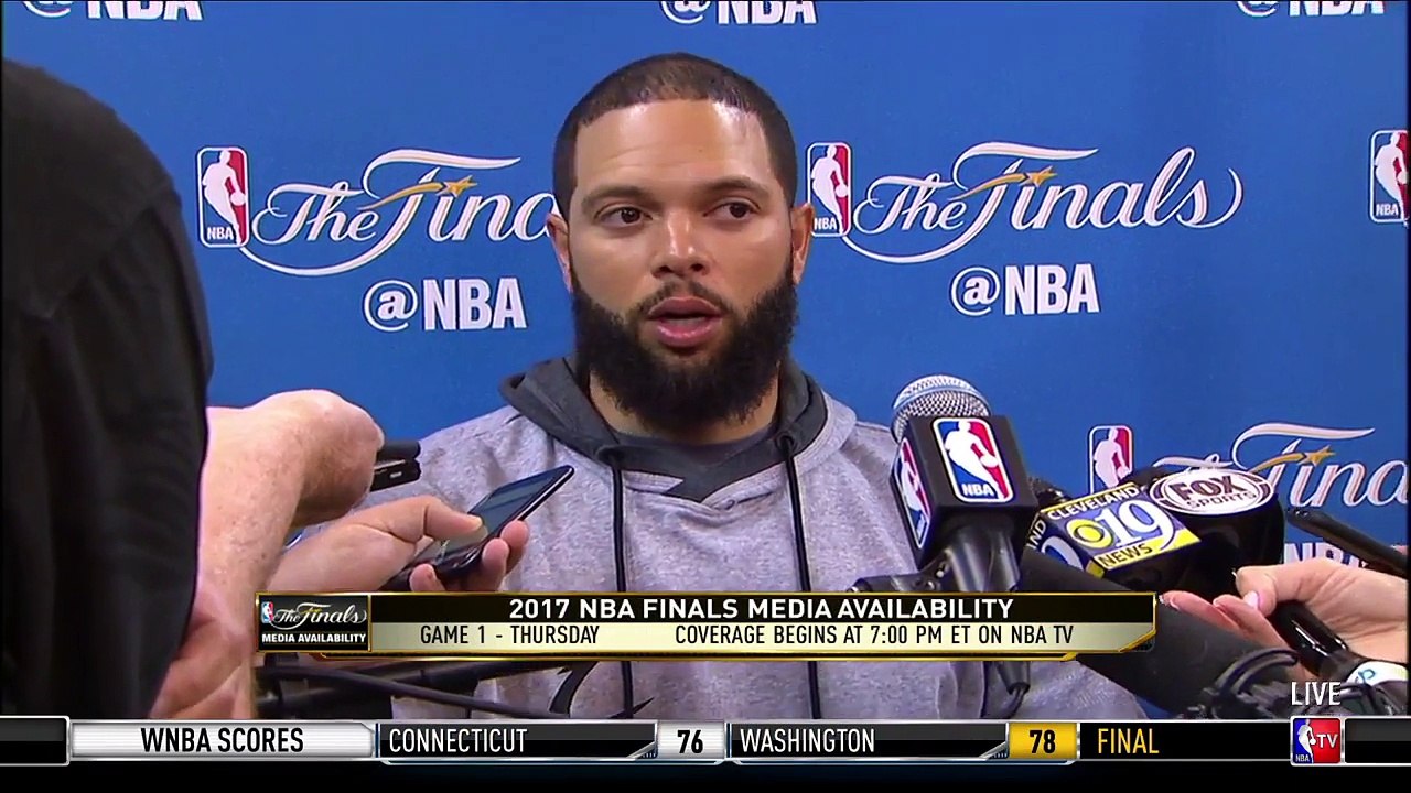 【NBA】Deron Williams Interview Media Availability May 31 2017 Game 1 2017 NBA Finals