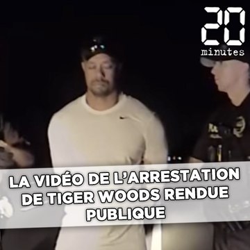 La vidéo de l'arrestation de Tiger Woods rendue publique