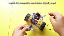 Arduino Project 14  Remote Controlled Robot Car (TV - Infrared Remote (IR))
