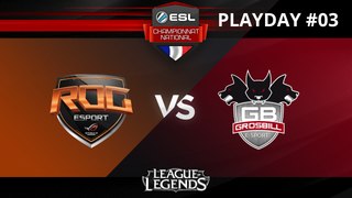 LoL - ASUS ROG vs GrosBill- ESL Championnat National - Summer 2017