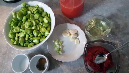 طريقة عمل مرقة الباقلاء المطبخ العراقي