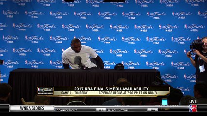【NBA】LeBron James Interview #1 Media Availability May 31 2017 Game 1 2017 NBA Finals