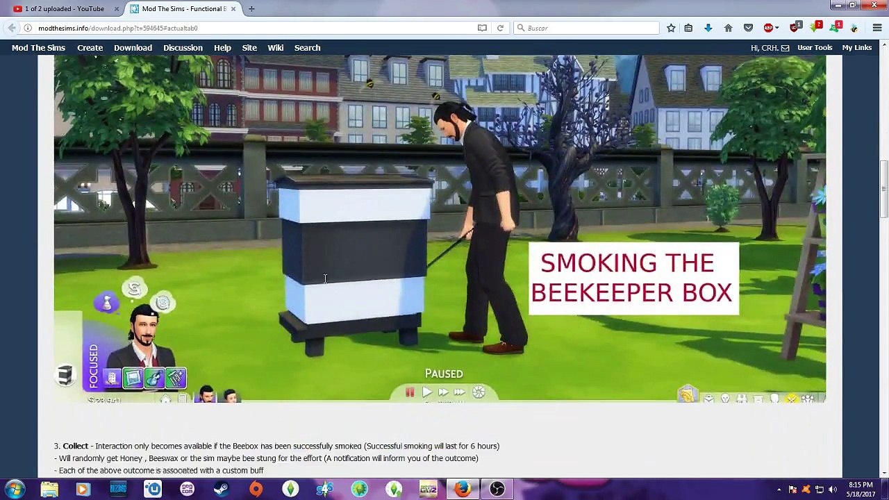 LOS SIMS 4 l Functional Beekeeper Box l MOD REVIEW/OVERVIEW + (Instalación)