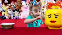 Giant Lego Surprise Head - Kinder Surprise Eggs Unboxing. Гигантская Голова Лего С Сюрприз