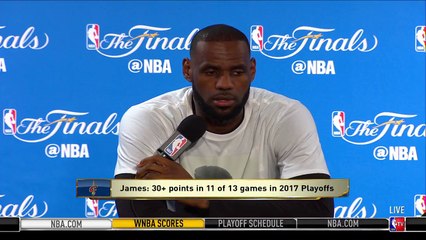 【NBA】LeBron James Interview #2 Media Availability May 31 2017 Game 1 2017 NBA Finals