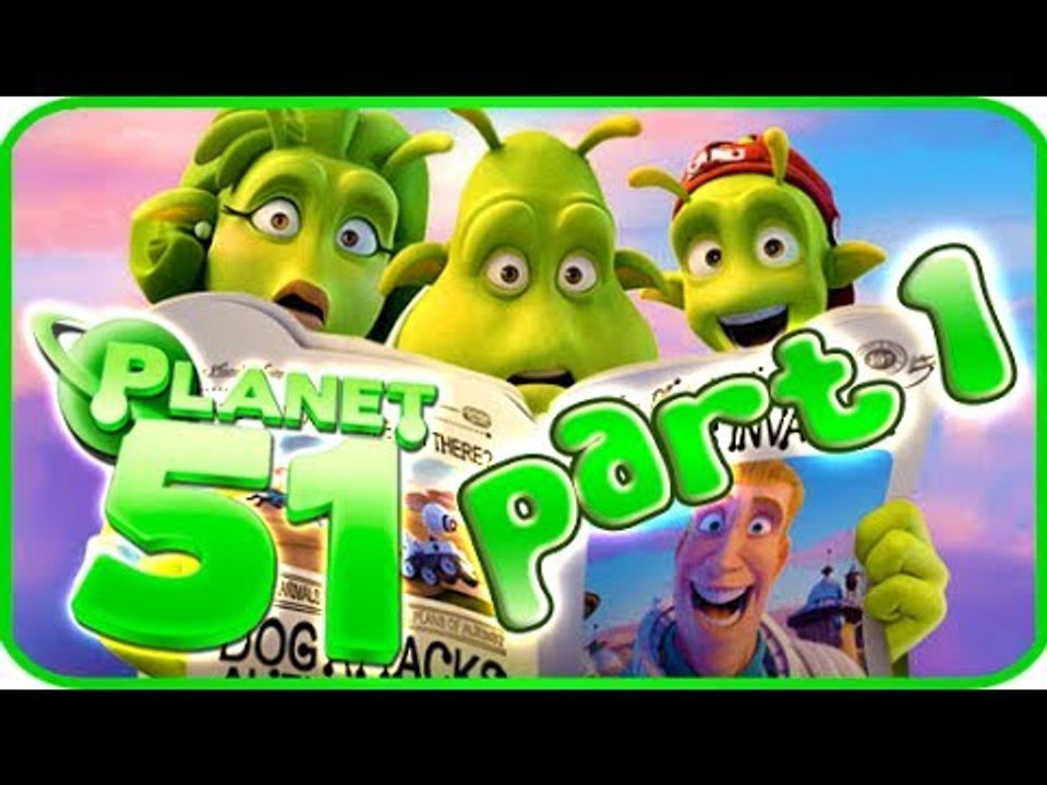 Planet 51 Walkthrough Part 1 (PS3, Xbox 360, Wii) - Movie Game