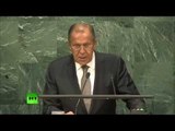 Crucial to avoid collapse of US-Russian agreements on Syria - Lavrov at UNGA (FULL)