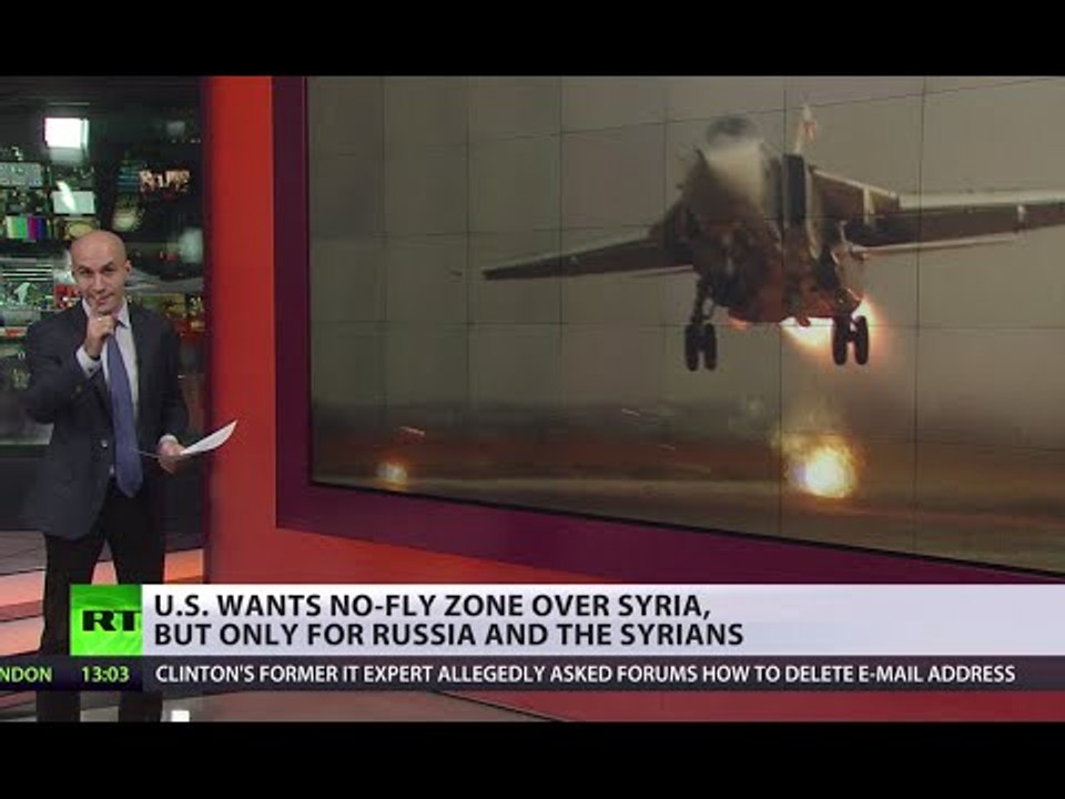 We fly - you don’t: US wants no-fly zone over Syria, but only for Russia & the Syrians