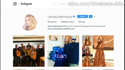 Carrie Underwood  Instagram shares may 2017