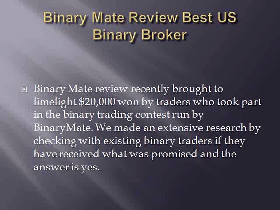 Binary Mate Review