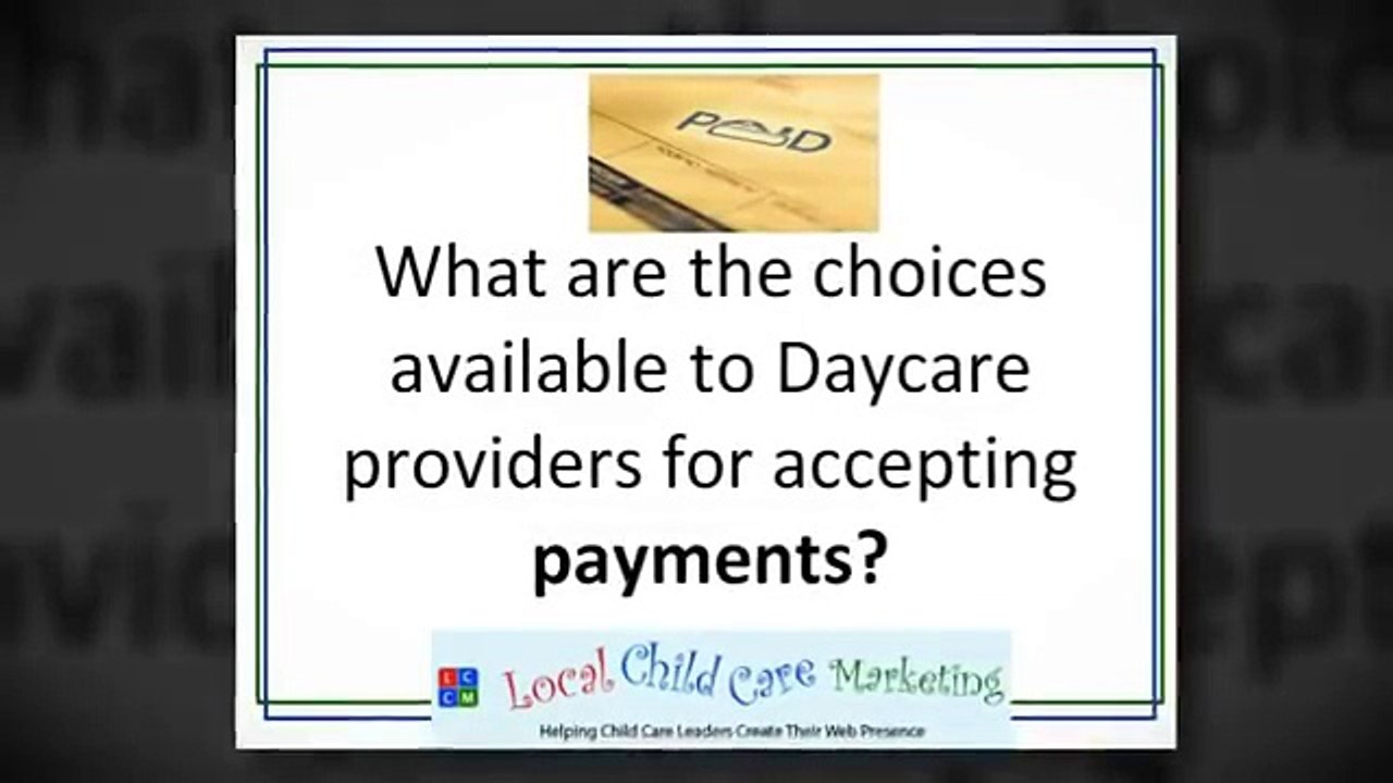 Daycare Providers Need to Get Paid Too! Collecting For Your Services