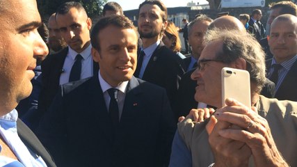 Le président de la République au Crossa Étel