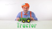 Tractors for Children _ Blippi Toys - TRACTOR SONG _ Blippi Toyadws