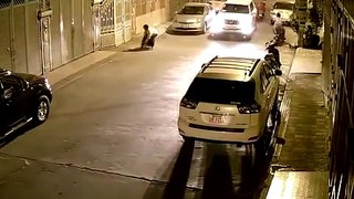 Ladro beccato da proprietario mentre ruba auto: viene massacrato di botte!