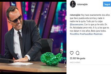 Laura Escanes y Risto celebran su segundo aniversario