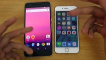 Huawei nexus 6p android nougat vs iphone 6s234234 !!!!!!