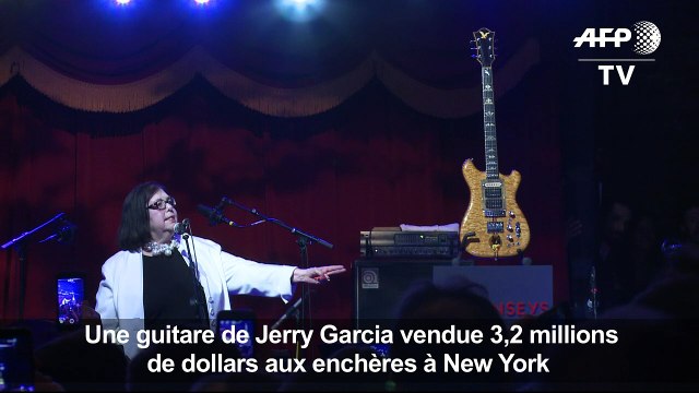 USA: une guitare de Jerry Garcia vendue 3,2 millions