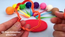 Play-Doh Lollipops Candy with Ben & Holly Peppa Pig Ice Cream Molds Learn Colors