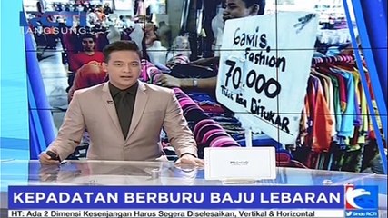 Libur Hari Lahir Pancasila, Ribuan Pembeli Padati Pasar Tanah Abang