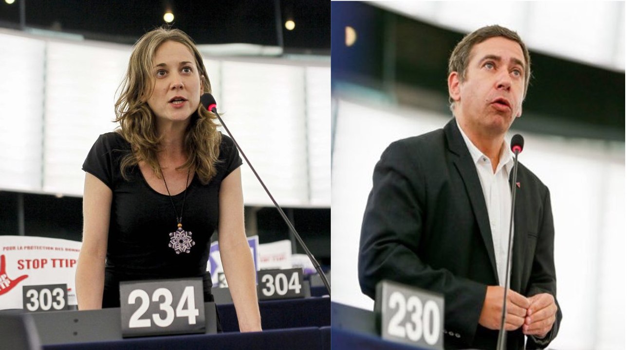 Intervención en la Comisión AFET (Asuntos Exteriores) del Parlamento Europeo de Javier Couso y Marina Albiol.