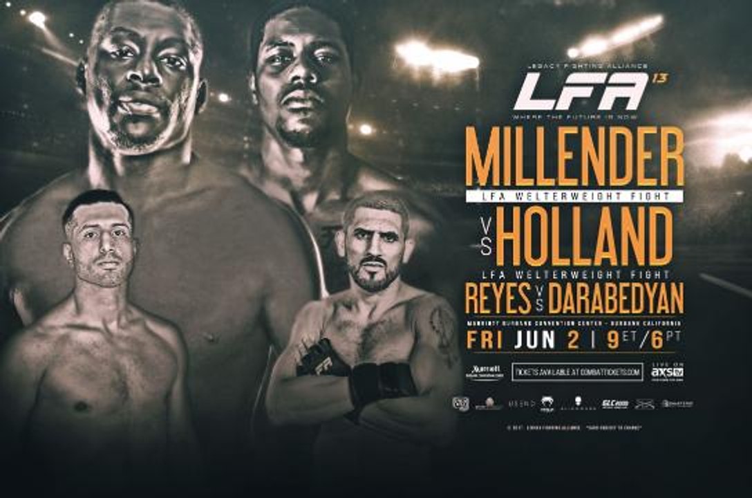 Kevin Holland looking to take advantage of main event slot at LFA 13