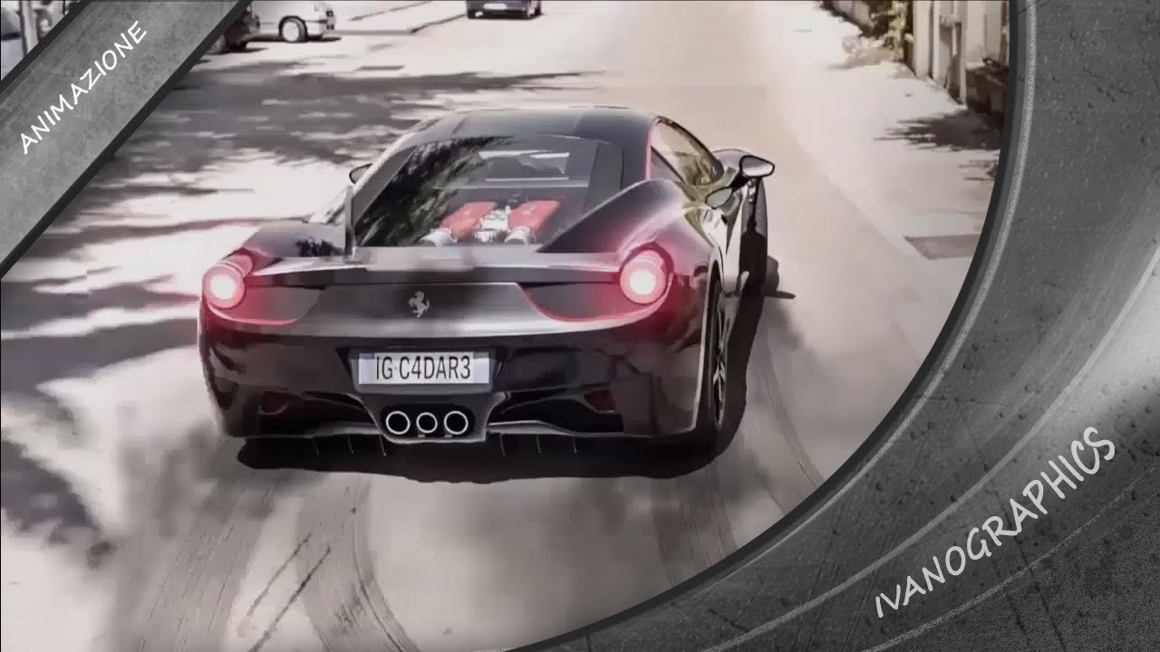 Ferrari 458 Italia animazione.