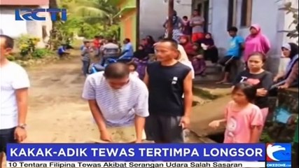 Dua Kakak-Adik di Ternate Tewas Tertimpa Longsor