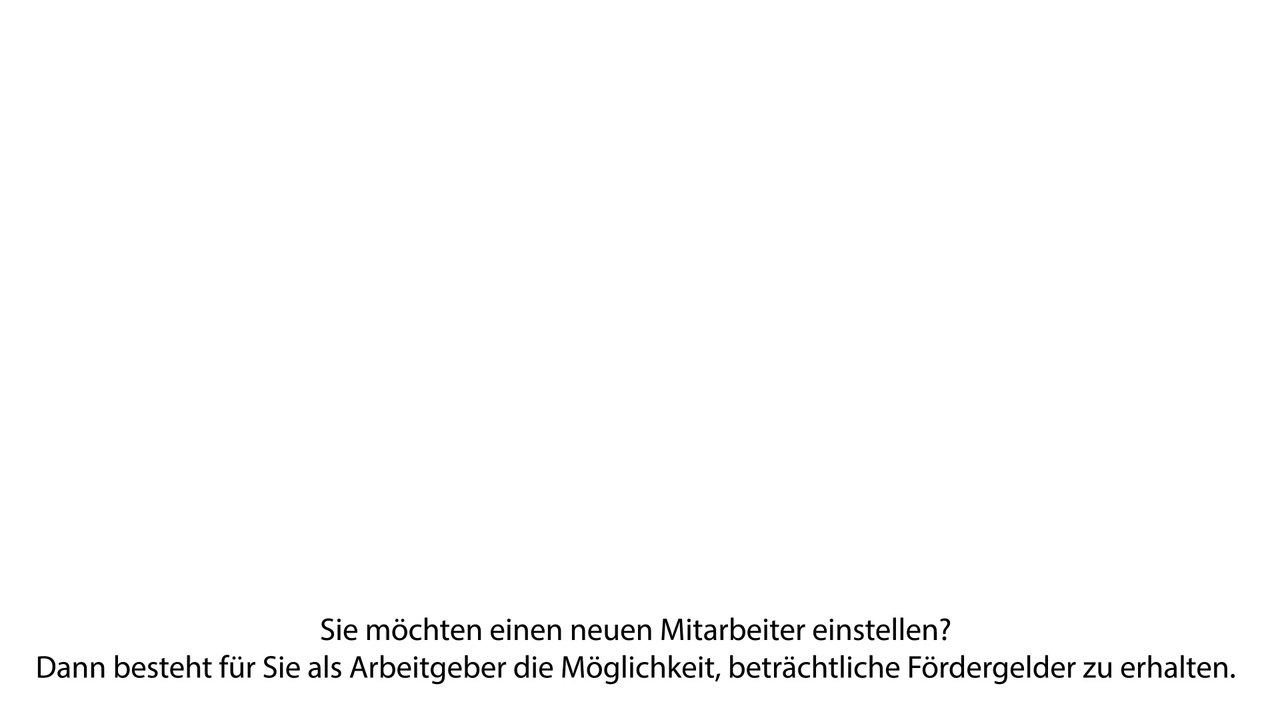 Eingliederungszuschuss Lohnkostenzuschuss für neue Mitarbeiter!!