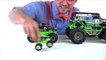 Monster Truck Toys for Kids - qhile jumping and hiking _ Blippi Toys